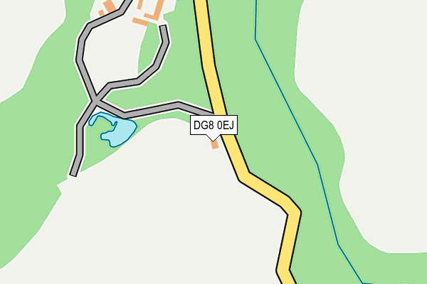 DG8 0EJ map - OS OpenMap – Local (Ordnance Survey)
