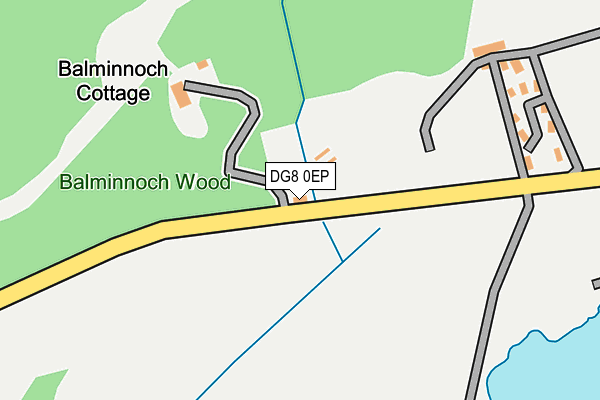 DG8 0EP map - OS OpenMap – Local (Ordnance Survey)