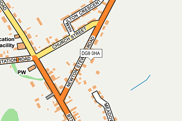 DG8 0HA map - OS OpenMap – Local (Ordnance Survey)