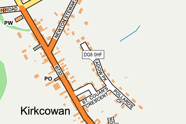 DG8 0HF map - OS OpenMap – Local (Ordnance Survey)