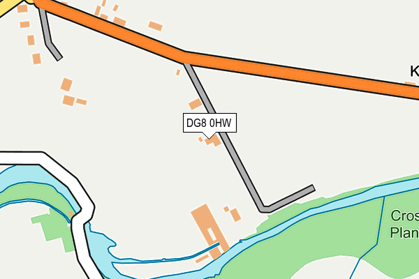 DG8 0HW map - OS OpenMap – Local (Ordnance Survey)