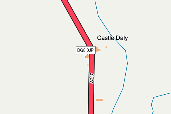 DG8 0JP map - OS OpenMap – Local (Ordnance Survey)
