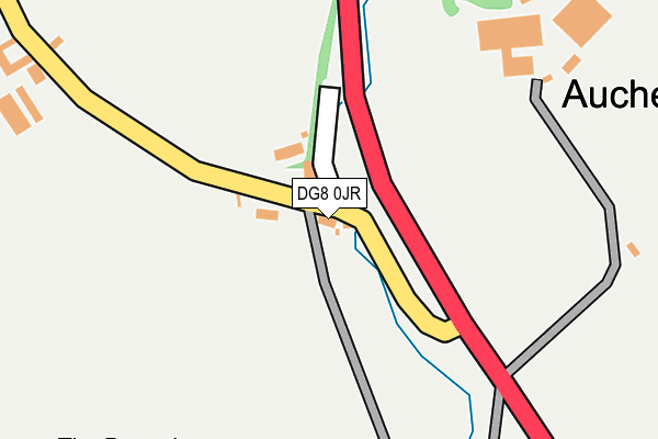 DG8 0JR map - OS OpenMap – Local (Ordnance Survey)