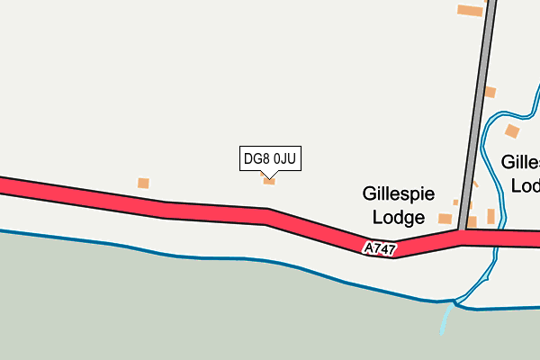 DG8 0JU map - OS OpenMap – Local (Ordnance Survey)