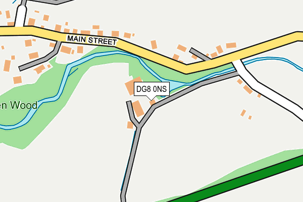 DG8 0NS map - OS OpenMap – Local (Ordnance Survey)