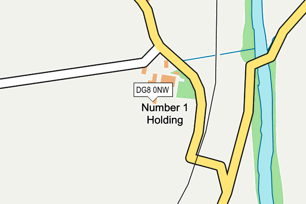 DG8 0NW map - OS OpenMap – Local (Ordnance Survey)