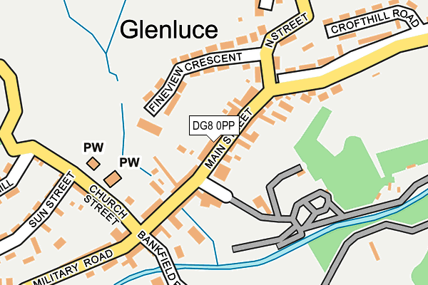 DG8 0PP map - OS OpenMap – Local (Ordnance Survey)