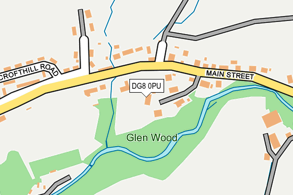 DG8 0PU map - OS OpenMap – Local (Ordnance Survey)