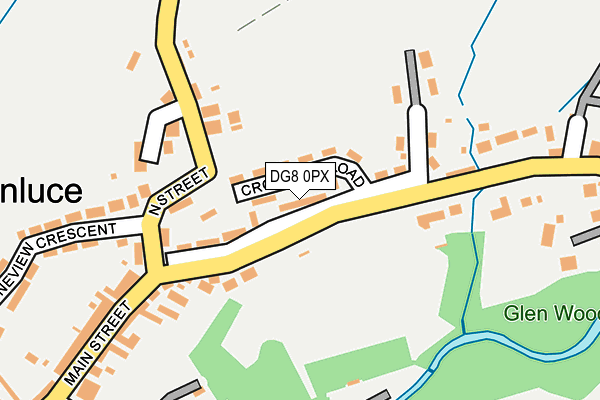 DG8 0PX map - OS OpenMap – Local (Ordnance Survey)
