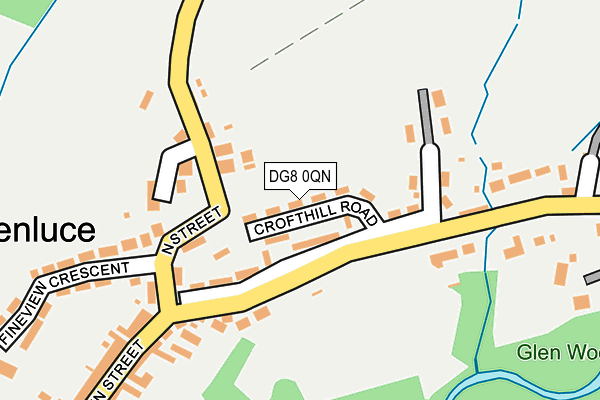 DG8 0QN map - OS OpenMap – Local (Ordnance Survey)