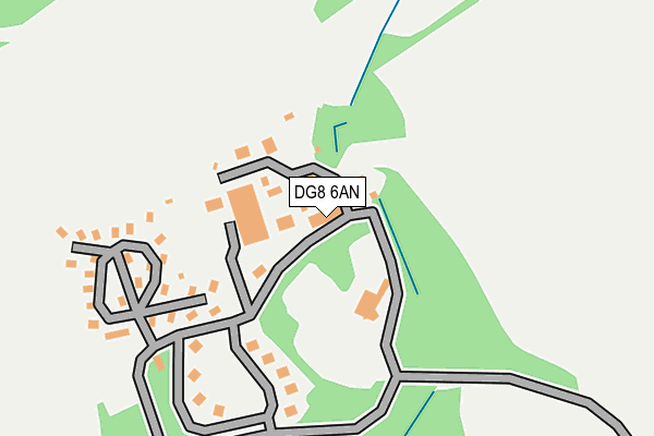 DG8 6AN map - OS OpenMap – Local (Ordnance Survey)