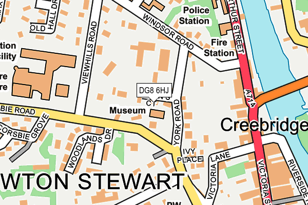 DG8 6HJ map - OS OpenMap – Local (Ordnance Survey)