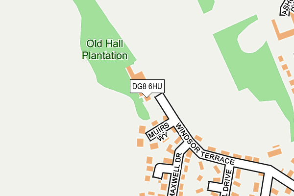 DG8 6HU map - OS OpenMap – Local (Ordnance Survey)