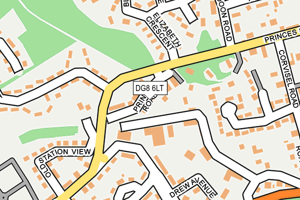 DG8 6LT map - OS OpenMap – Local (Ordnance Survey)