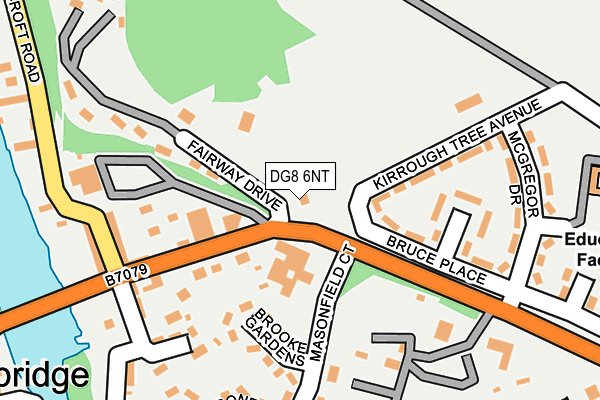 DG8 6NT map - OS OpenMap – Local (Ordnance Survey)