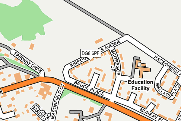 DG8 6PF map - OS OpenMap – Local (Ordnance Survey)