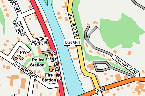 DG8 6PH map - OS OpenMap – Local (Ordnance Survey)