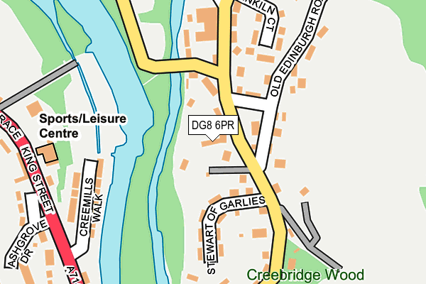 DG8 6PR map - OS OpenMap – Local (Ordnance Survey)