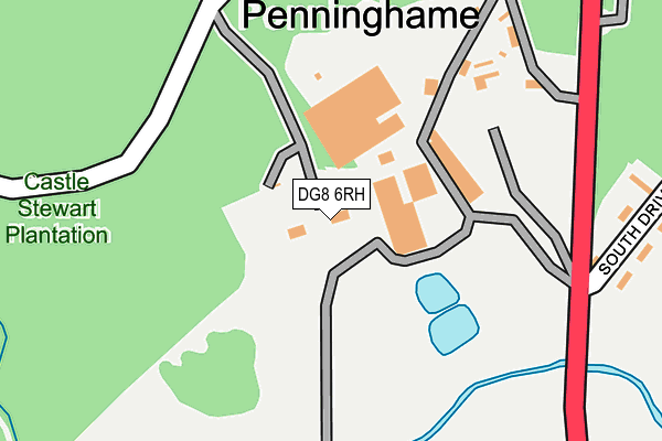 DG8 6RH map - OS OpenMap – Local (Ordnance Survey)