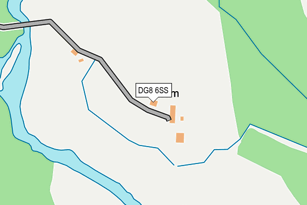 DG8 6SS map - OS OpenMap – Local (Ordnance Survey)