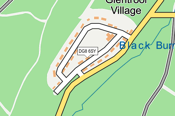 DG8 6SY map - OS OpenMap – Local (Ordnance Survey)