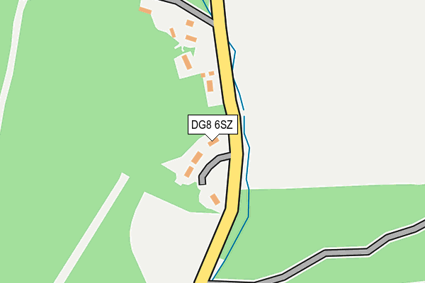 DG8 6SZ map - OS OpenMap – Local (Ordnance Survey)