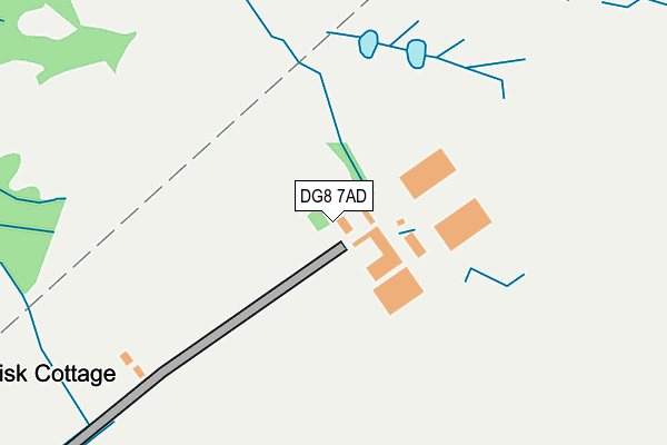 DG8 7AD map - OS OpenMap – Local (Ordnance Survey)