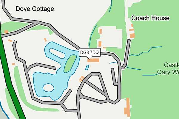 DG8 7DQ map - OS OpenMap – Local (Ordnance Survey)