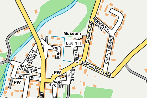 DG8 7HH map - OS OpenMap – Local (Ordnance Survey)