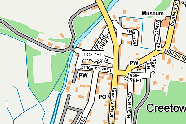 DG8 7HT map - OS OpenMap – Local (Ordnance Survey)