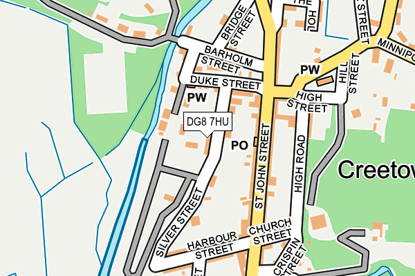 DG8 7HU map - OS OpenMap – Local (Ordnance Survey)