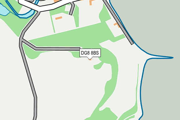 DG8 8BS map - OS OpenMap – Local (Ordnance Survey)