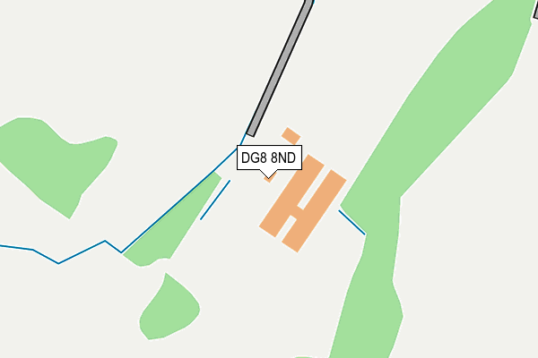 DG8 8ND map - OS OpenMap – Local (Ordnance Survey)