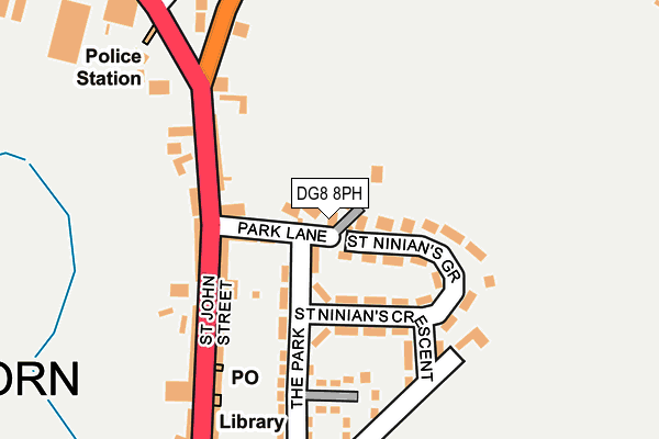 DG8 8PH map - OS OpenMap – Local (Ordnance Survey)