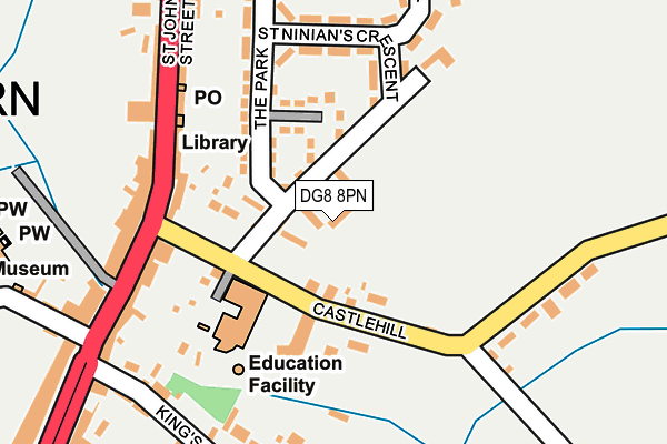 DG8 8PN map - OS OpenMap – Local (Ordnance Survey)