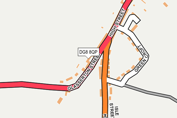 DG8 8QP map - OS OpenMap – Local (Ordnance Survey)