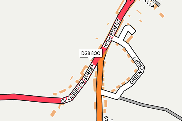 DG8 8QQ map - OS OpenMap – Local (Ordnance Survey)