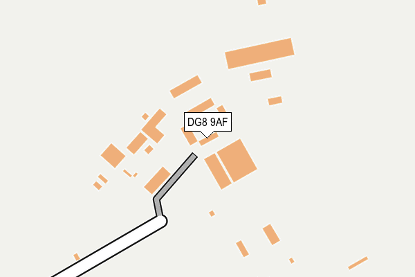DG8 9AF map - OS OpenMap – Local (Ordnance Survey)