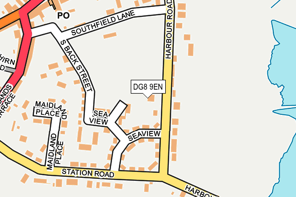 DG8 9EN map - OS OpenMap – Local (Ordnance Survey)