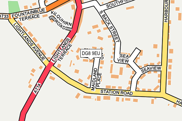 DG8 9EU map - OS OpenMap – Local (Ordnance Survey)
