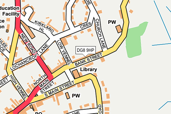 DG8 9HP map - OS OpenMap – Local (Ordnance Survey)