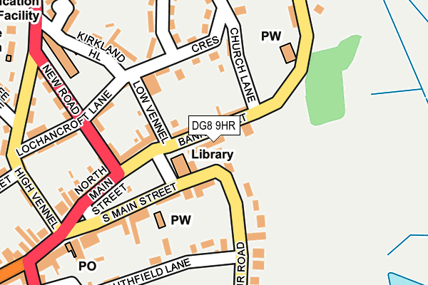 DG8 9HR map - OS OpenMap – Local (Ordnance Survey)