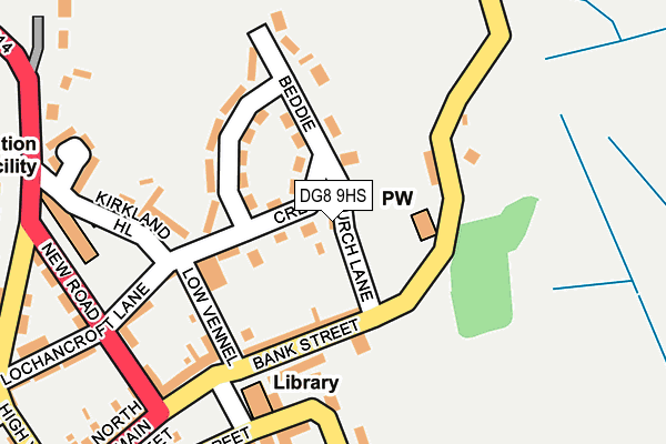 DG8 9HS map - OS OpenMap – Local (Ordnance Survey)