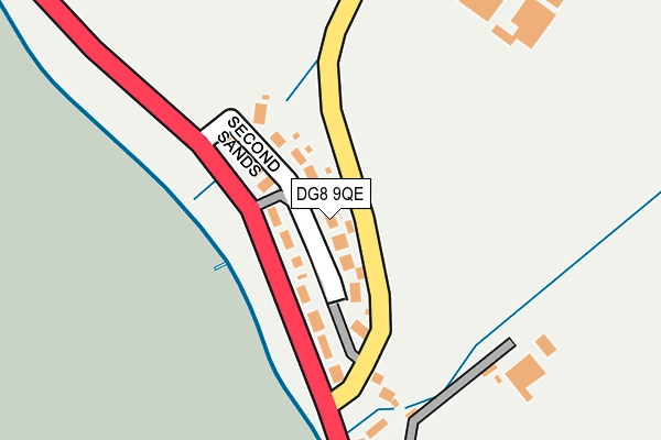 DG8 9QE map - OS OpenMap – Local (Ordnance Survey)