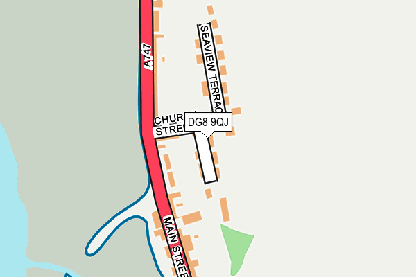 DG8 9QJ map - OS OpenMap – Local (Ordnance Survey)