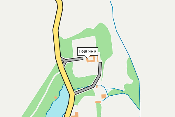 DG8 9RS map - OS OpenMap – Local (Ordnance Survey)