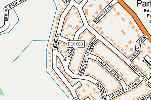 DG9 0BB map - OS OpenMap – Local (Ordnance Survey)