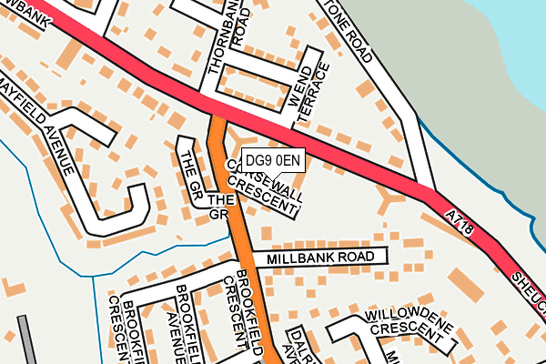 DG9 0EN map - OS OpenMap – Local (Ordnance Survey)