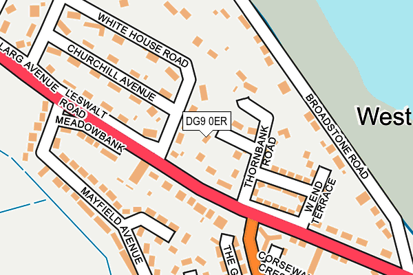 DG9 0ER map - OS OpenMap – Local (Ordnance Survey)