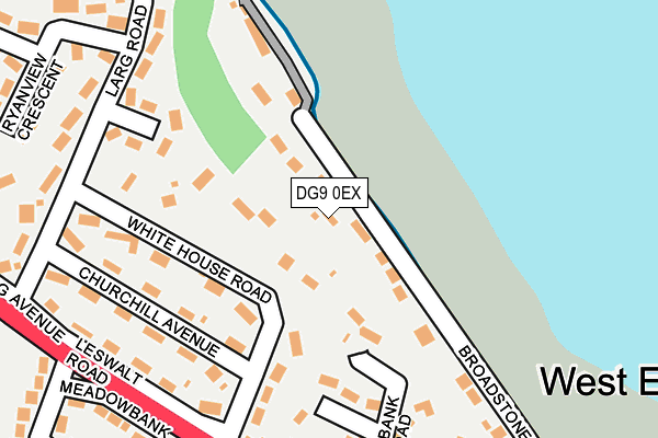 DG9 0EX map - OS OpenMap – Local (Ordnance Survey)